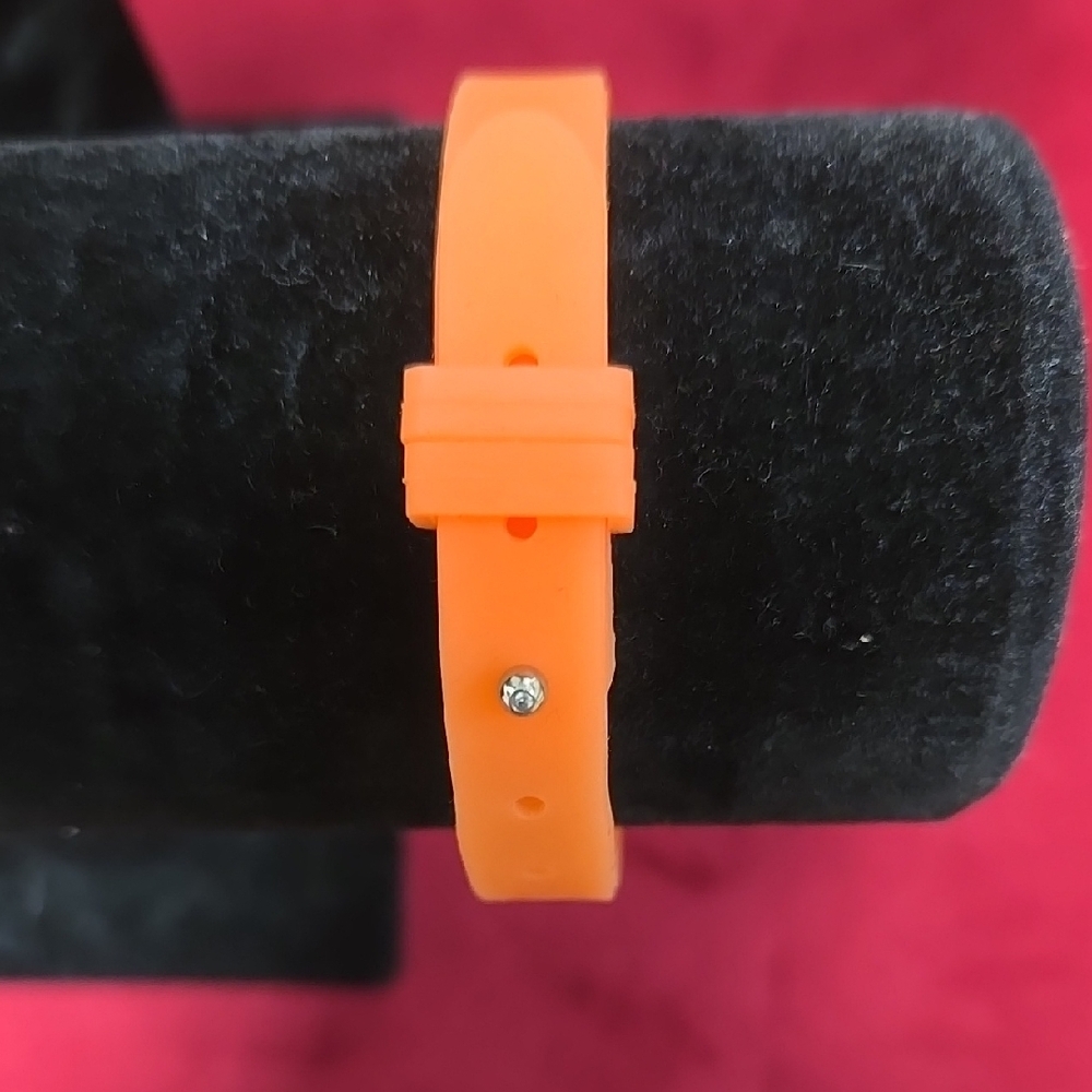 KEEP Collective Orange Bracelet with Silver Accent